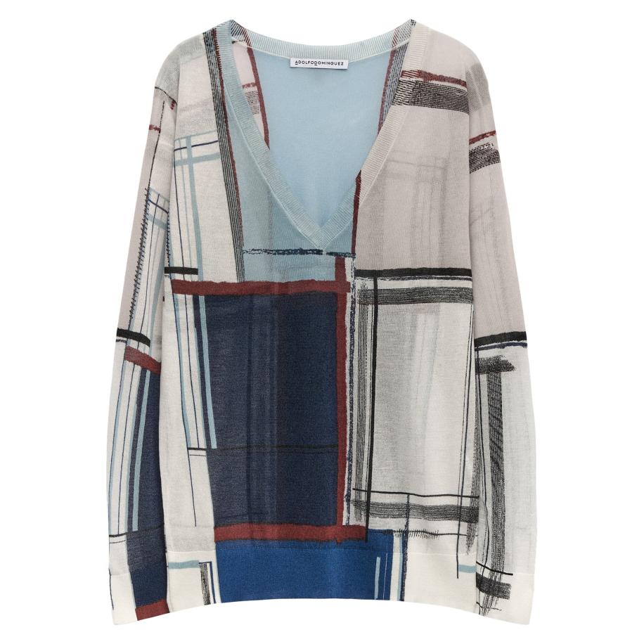 Adolfo Dominguez Adolfo Dominguez Trui gemengde kleuren -