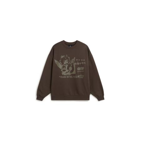 VANS Sweatshirt Earthbound donkerbruin / grijs