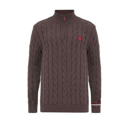 Moxx Paris Moxx Paris Trui bruin / rood