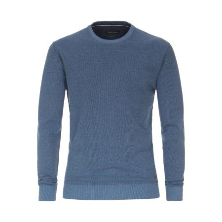 Casa Moda Trui ronde halsblauw, Motief