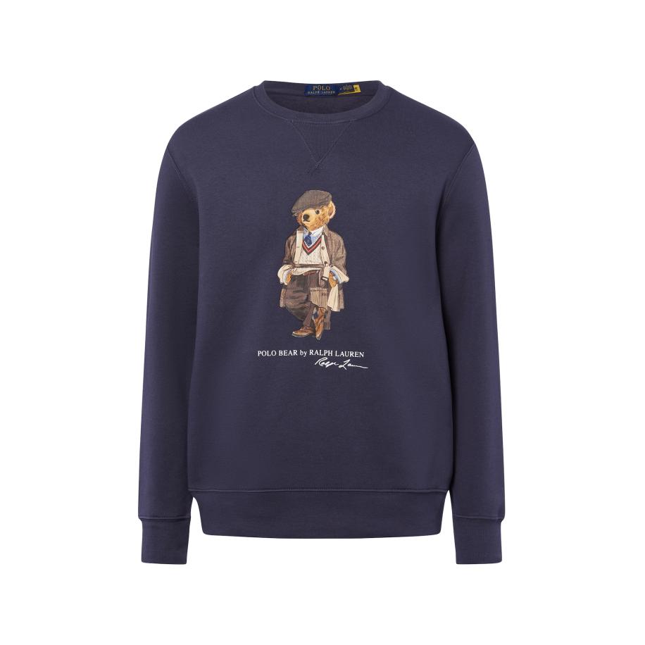 Polo Ralph Lauren Sweatshirt indigo / ombergrijs / cappuccino / wit Blauw