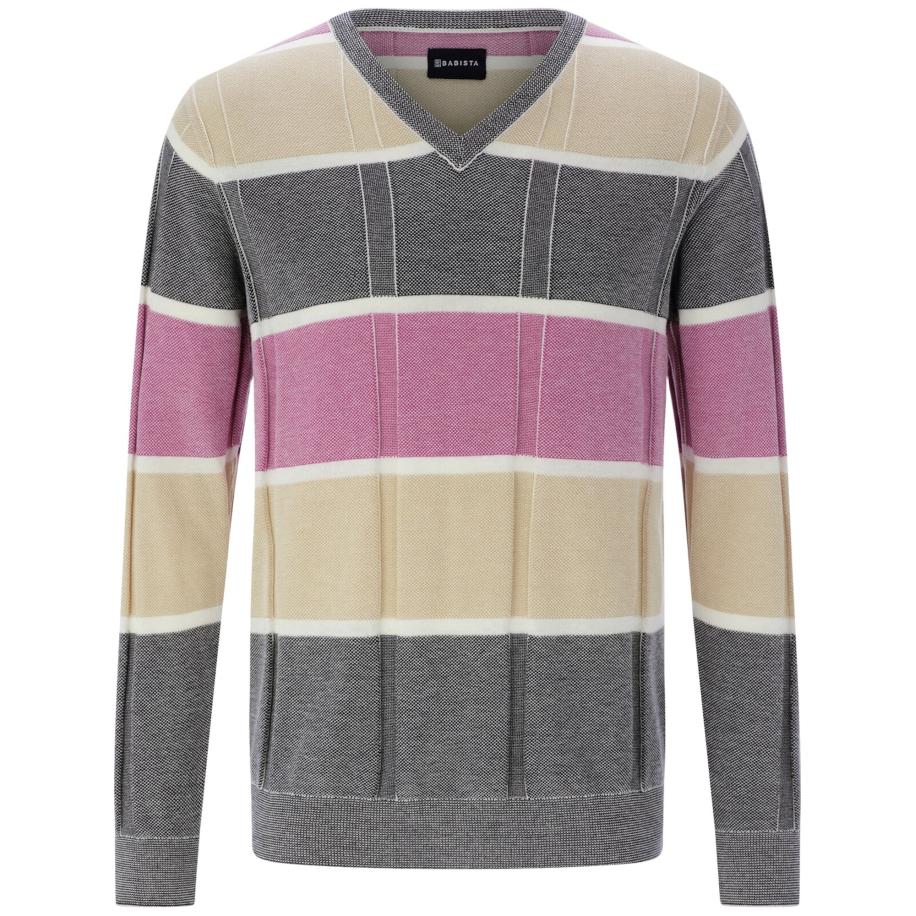 BABISTA BABISTA Trui Onir beige / grijs / pink / wit -