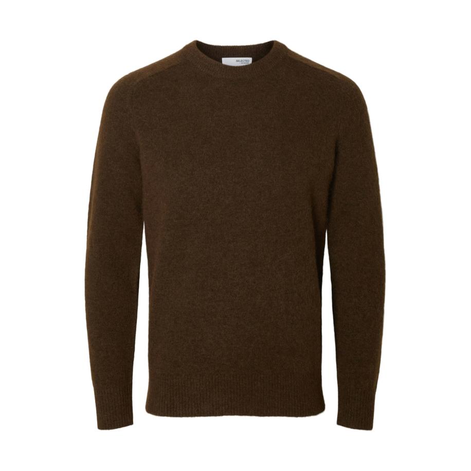 Selected SELECTED Trui SLHRAI donkerbruin -