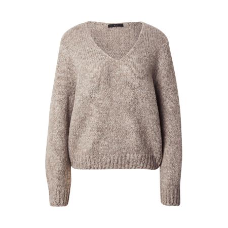 Oui OUI Trui beige gemêleerd