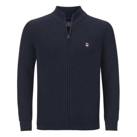 jan vanderstorm Jan Vanderstorm Gebreid vest Norander donkerblauw