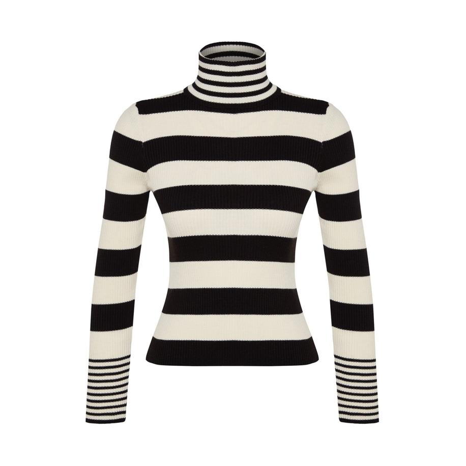 Trendyol Trendyol Trui zwart / wit -