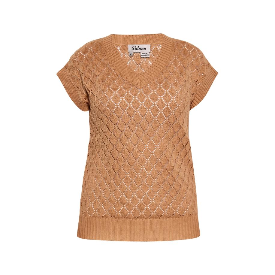 Sidona Sidona Trui camel -