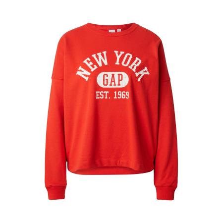 GAP GAP Sweatshirt oranjerood / wit