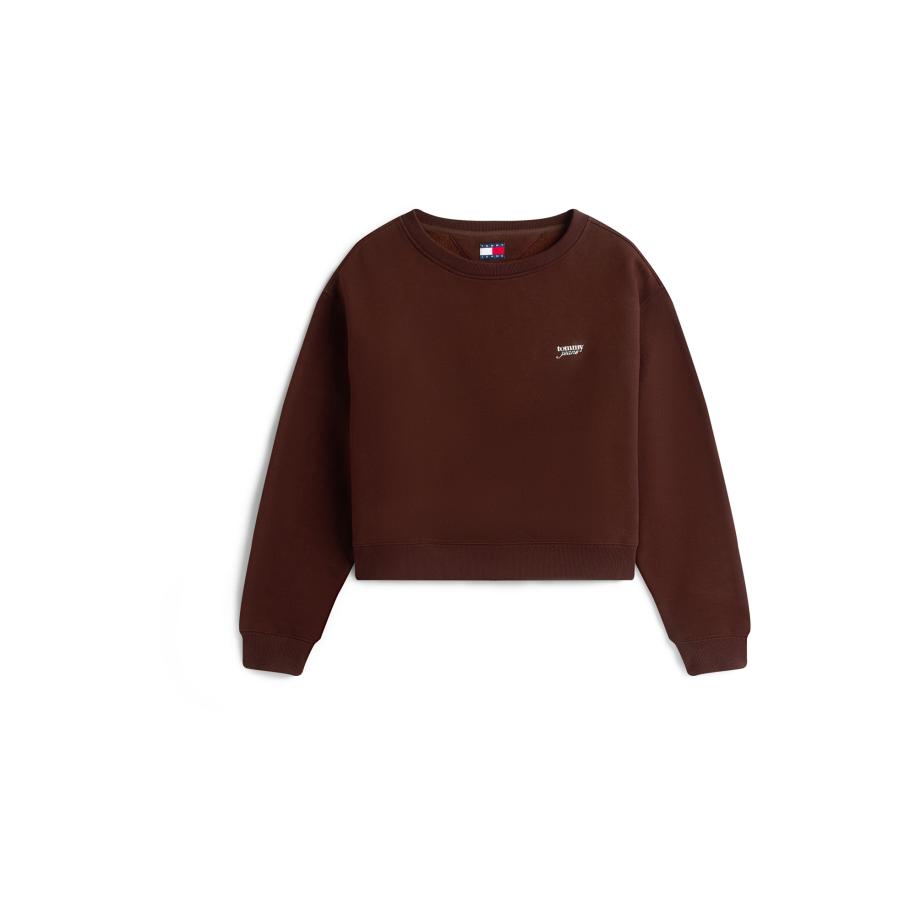 Tommy Jeans Tommy Jeans Sweatshirt donkerbruin -