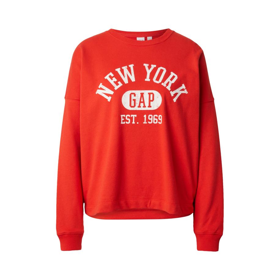 GAP GAP Sweatshirt oranjerood / wit -