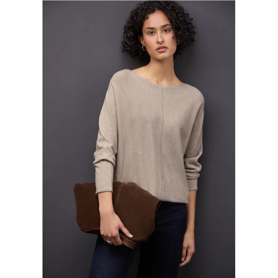 Street One Basis Dolman-trui Bruin