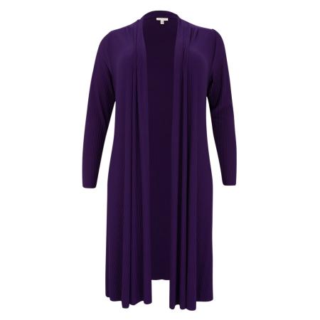 Yoek YOEK Gebreid vest pruim