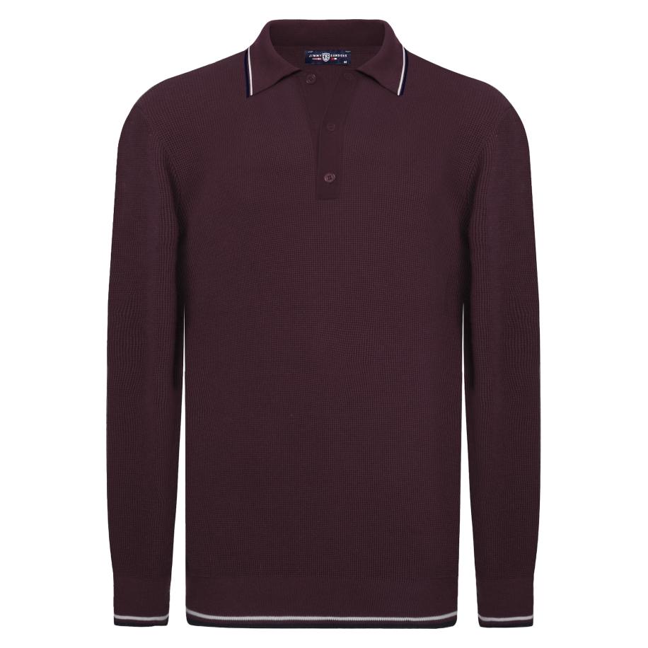 Jimmy Sanders Jimmy Sanders Trui pruim -