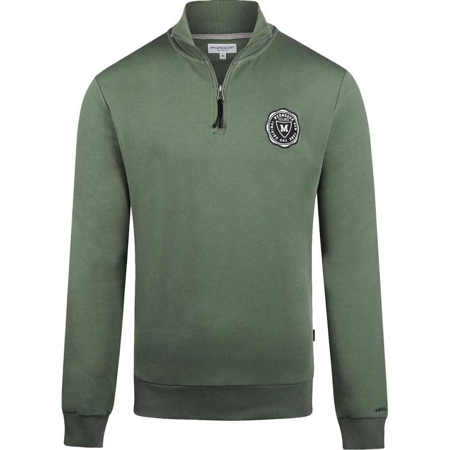 McGregor Half Zip Trui Groen Groen