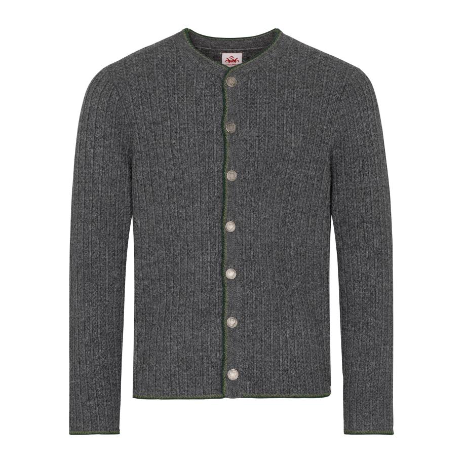 Spieth & Wensky SPIETH & WENSKY Gebreid vest Pauen donkergrijs -