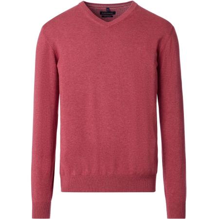 Casa Moda Pullover V-Hals Fresh Brick