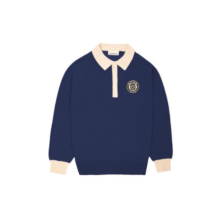 Prohibited Trui Cup donkerblauw / natuurwit