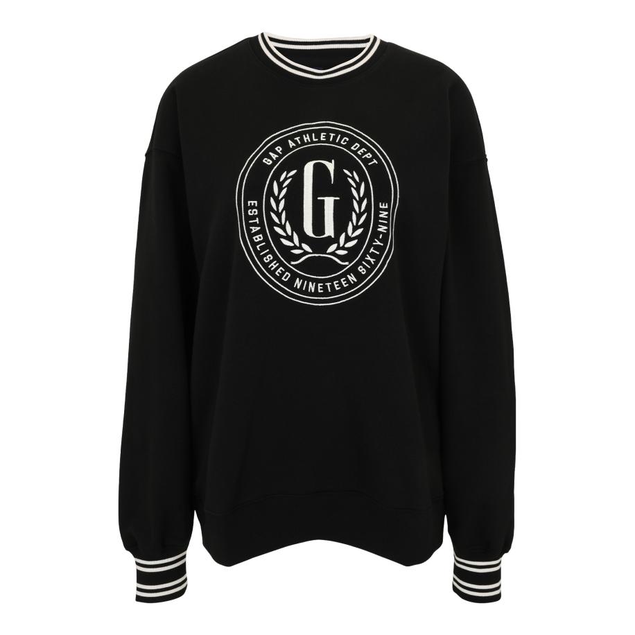 GAP Gap Tall Sweatshirt zwart / wit -