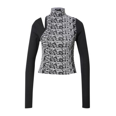 Nasty Gal Nasty Gal Trui zwart / wit