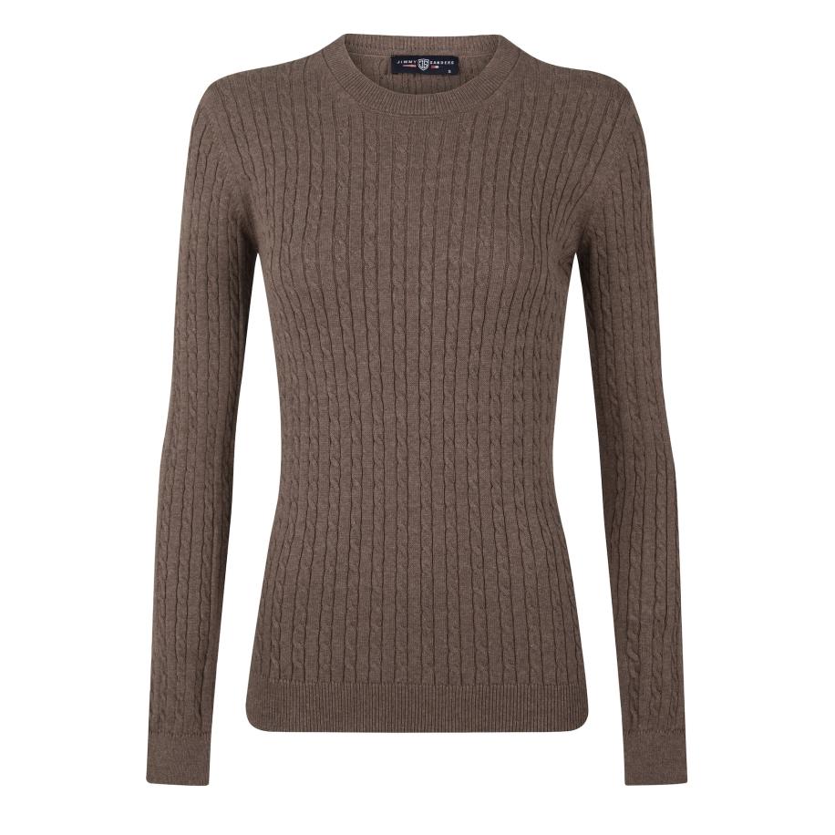 Jimmy Sanders Jimmy Sanders Trui bruin -