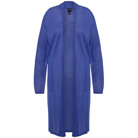 Ulla Popken Ulla Popken Gebreid vest saffier