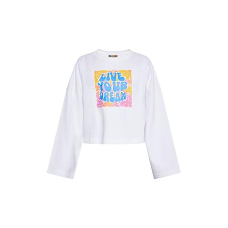 ebeeza ebeeza Sweatshirt blauw / geel / pink / wit