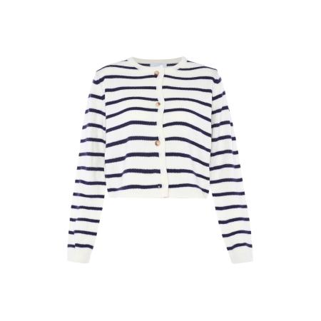 Usha usha BLUE LABEL Gebreid vest blauw / wolwit