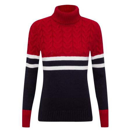 Williot Williot Trui navy / rood / wit