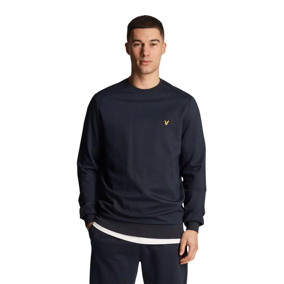 Lyle & Scott Crew Neck Fly Fleece Blauw