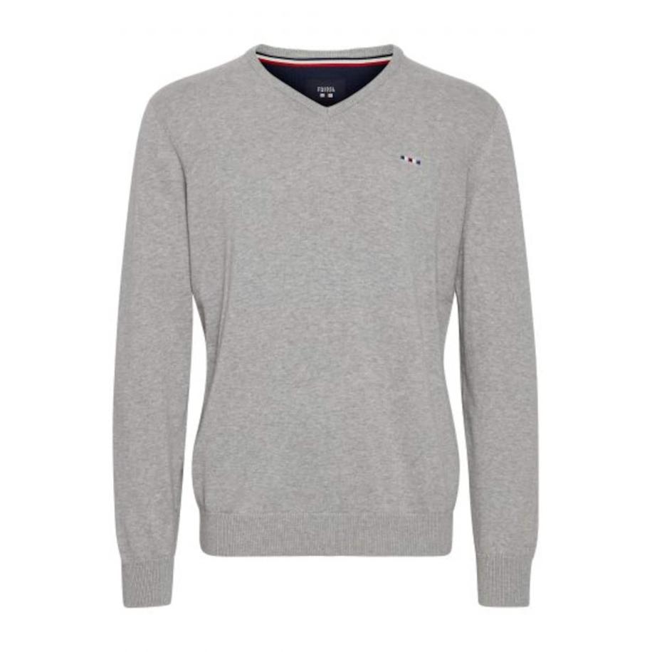 FQ1924 FQ1924 Trui Fynjard stone grey -