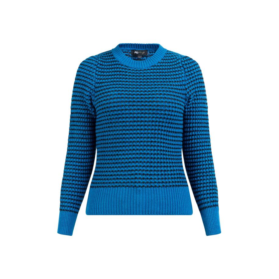 MyMo At Night myMo at night Trui royal blue/koningsblauw / zwart -