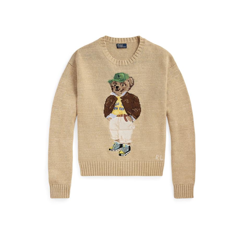 Polo Ralph Lauren Trui bruin / lichtbruin / geel / groen Bruin