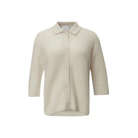 comma casual identity comma casual identity Gebreid vest crème