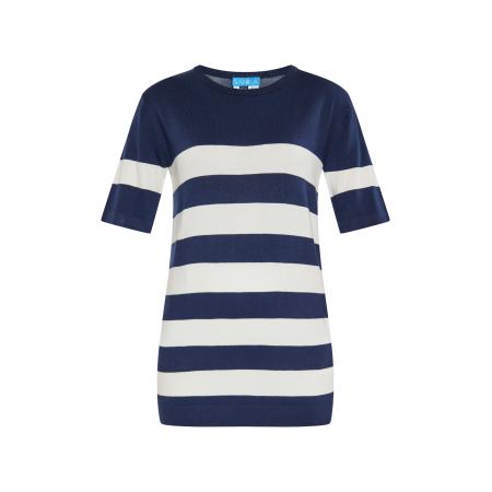 SANIKA SANIKA Shirt marine / wit