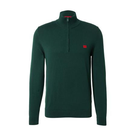 Hugo Boss HUGO Trui San Quintus donkergroen / rood