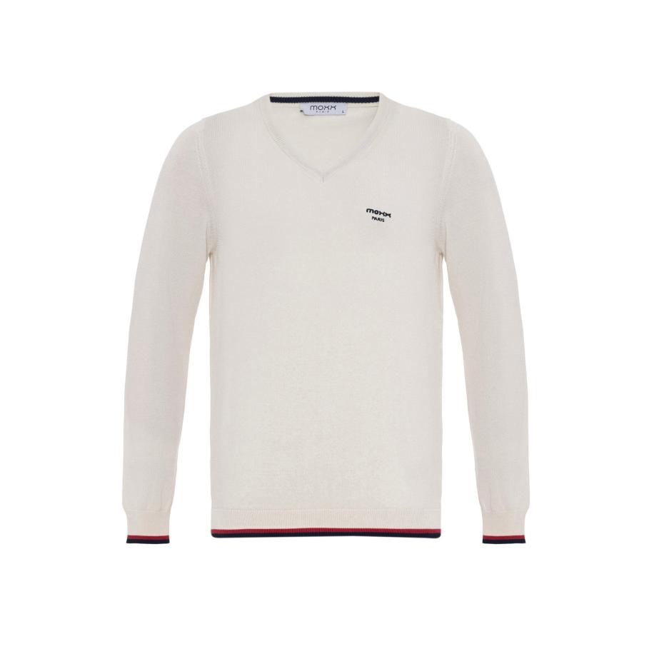 Moxx Paris Moxx Paris Trui ecru / zwart -