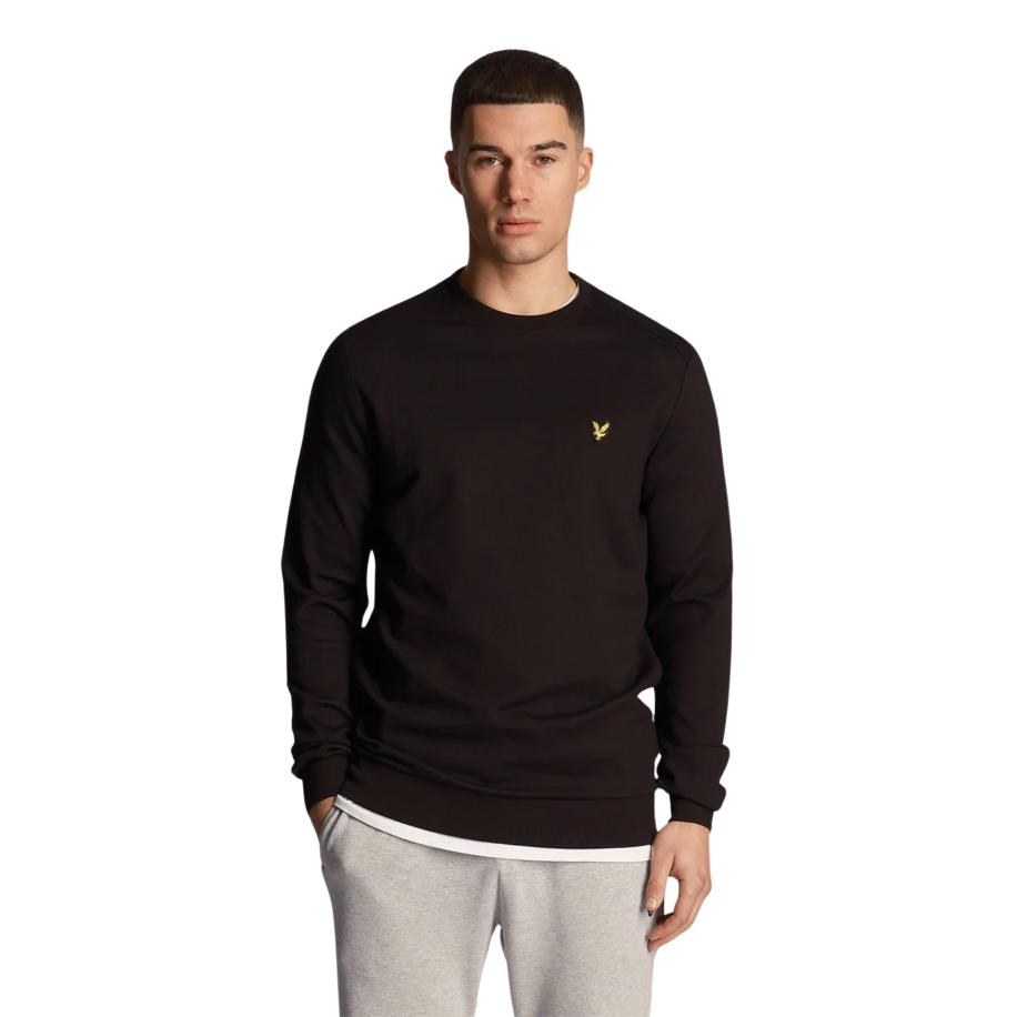 Lyle & Scott Crew Neck Fly Fleece Zwart