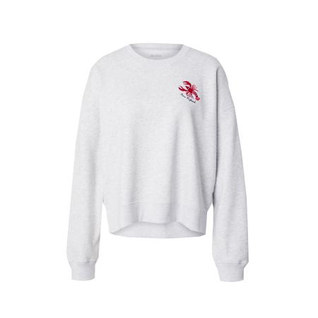 Hollister HOLLISTER Sweatshirt grijs gemêleerd / rood / zwart