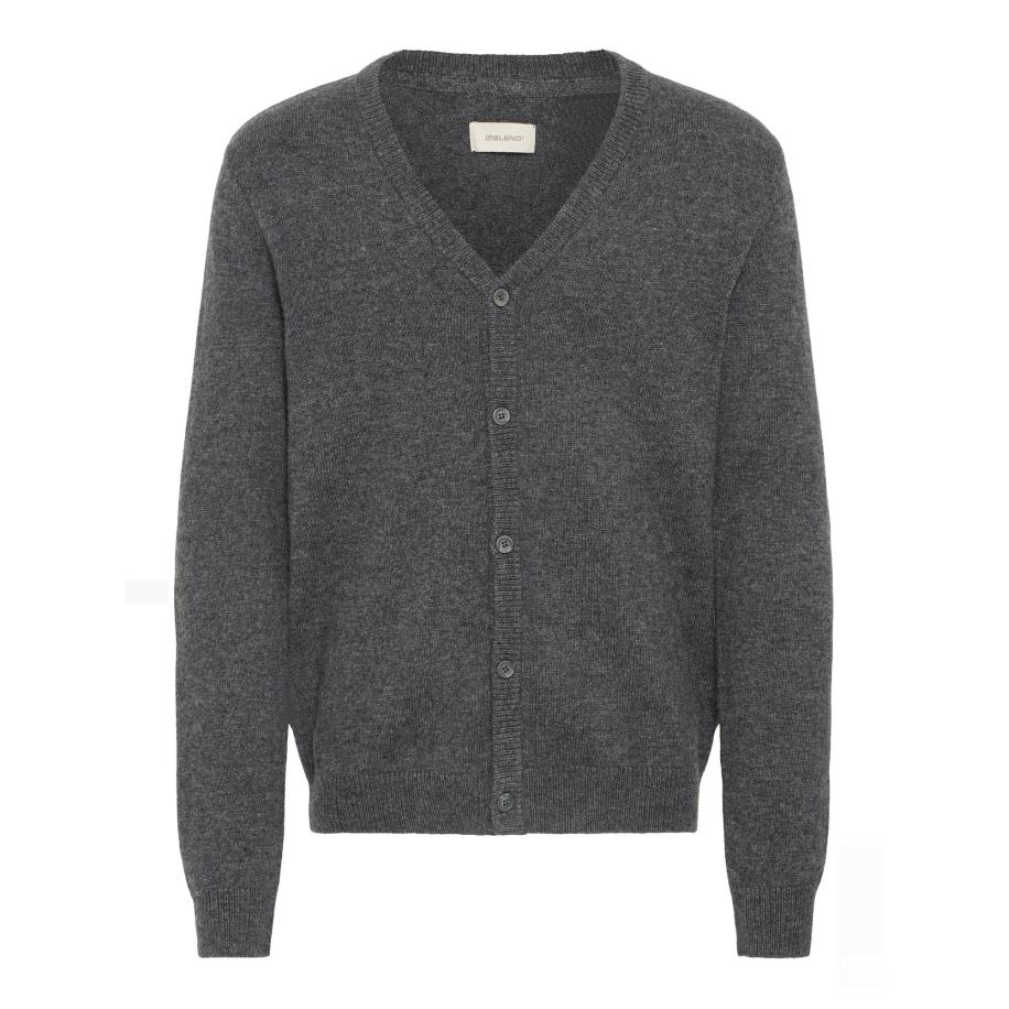 Blend BLEND Gebreid vest BHBRANKO grijs -