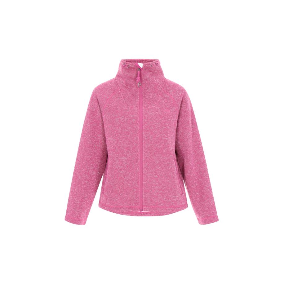 Schmuddelwedda Schmuddelwedda Fleece jas roze gemêleerd -