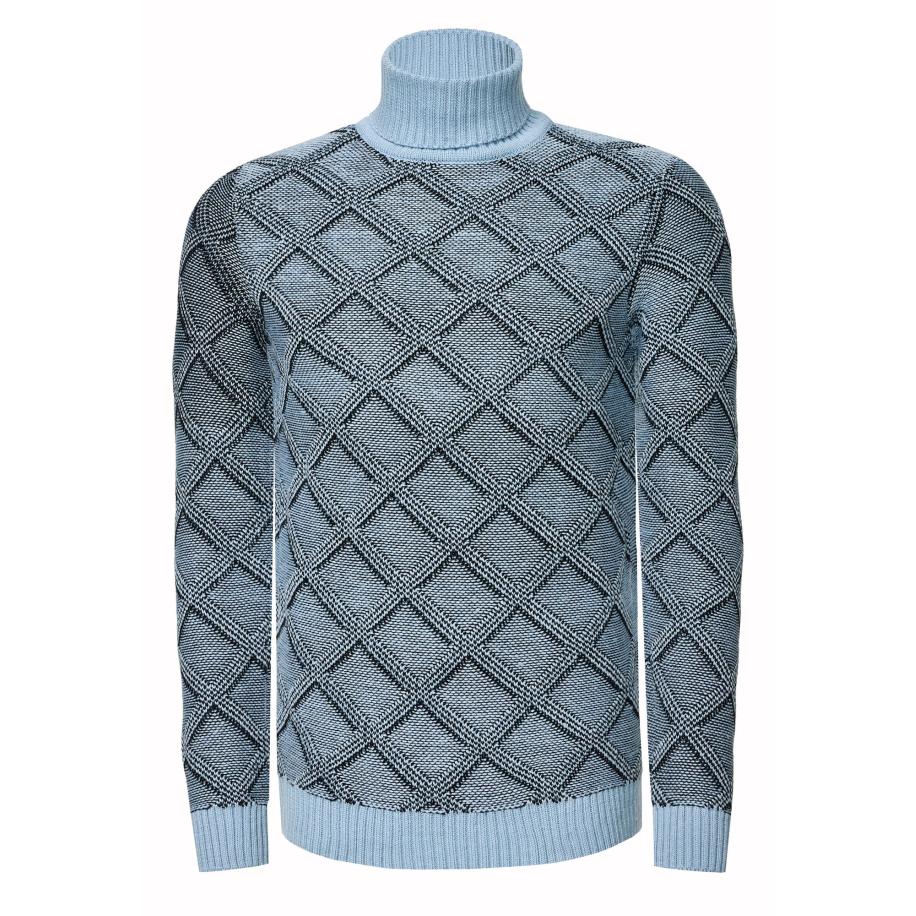 Rusty Neal Rusty Neal Trui lichtblauw -