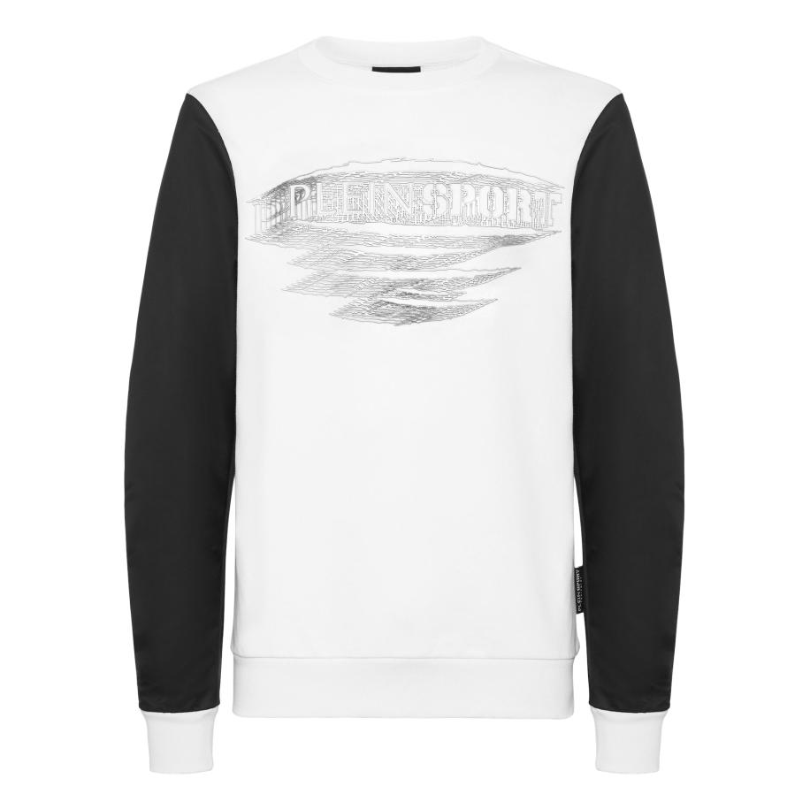 Plein Sport Plein Sport Sweatshirt zwart / zilver / wit -