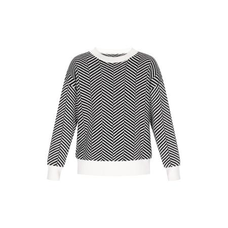 ROCKEASY ROCKEASY Trui zwart / wit