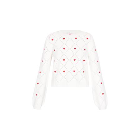 MYMO Trui rood / offwhite
