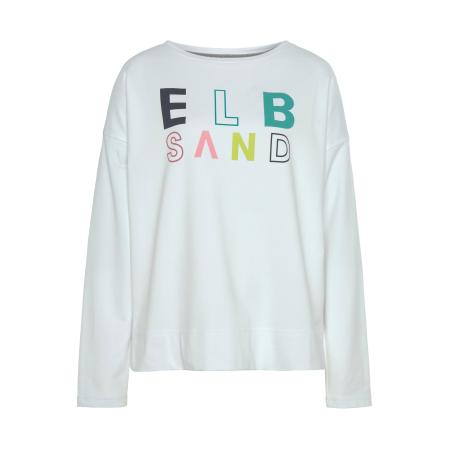 Elbsand Elbsand Sweatshirt groen / appel / rosa / wit