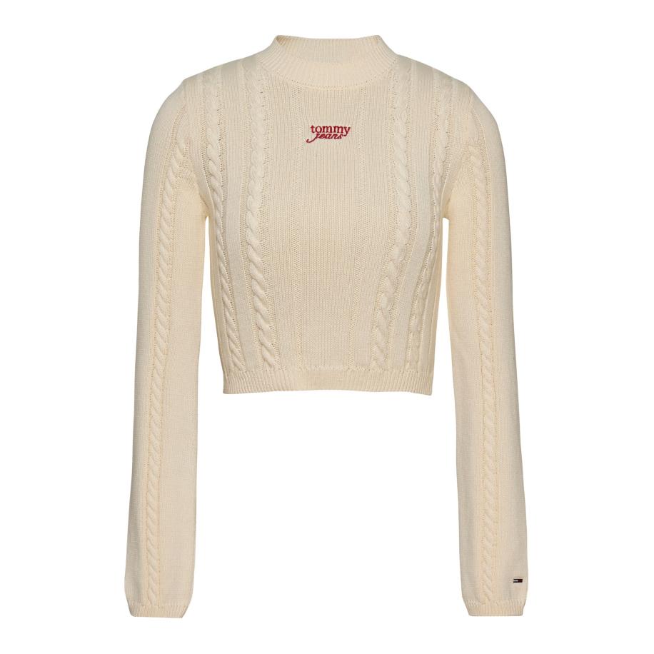 Tommy Jeans Tommy Jeans Trui crème / knalrood -