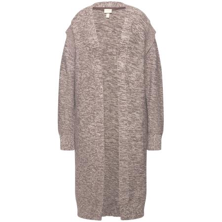 Ulla Popken Ulla Popken Gebreid vest lichtbruin