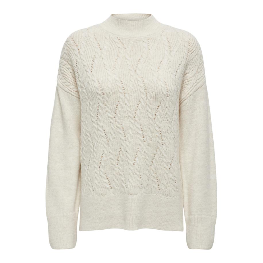 Only ONLY Trui lichtgrijs -