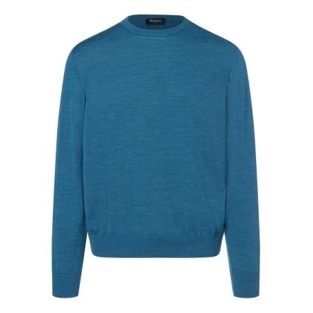 MAERZ Superwash Trui ronde hals, Effen