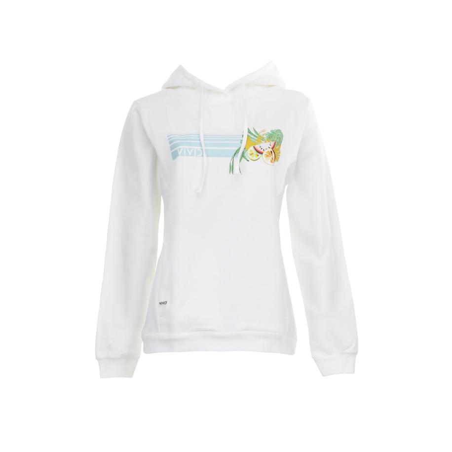 Vivid VIVID Sweatshirt lichtblauw / mosterd / citroen / wit -